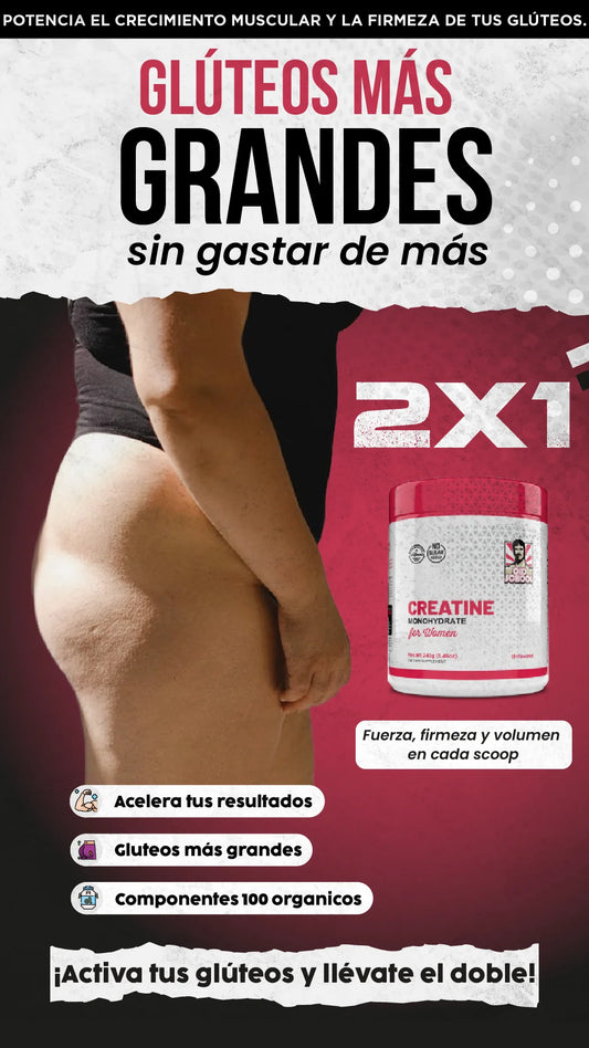 SUPERPROMO | ¡Más volumen para tus glúteos + 2x1!